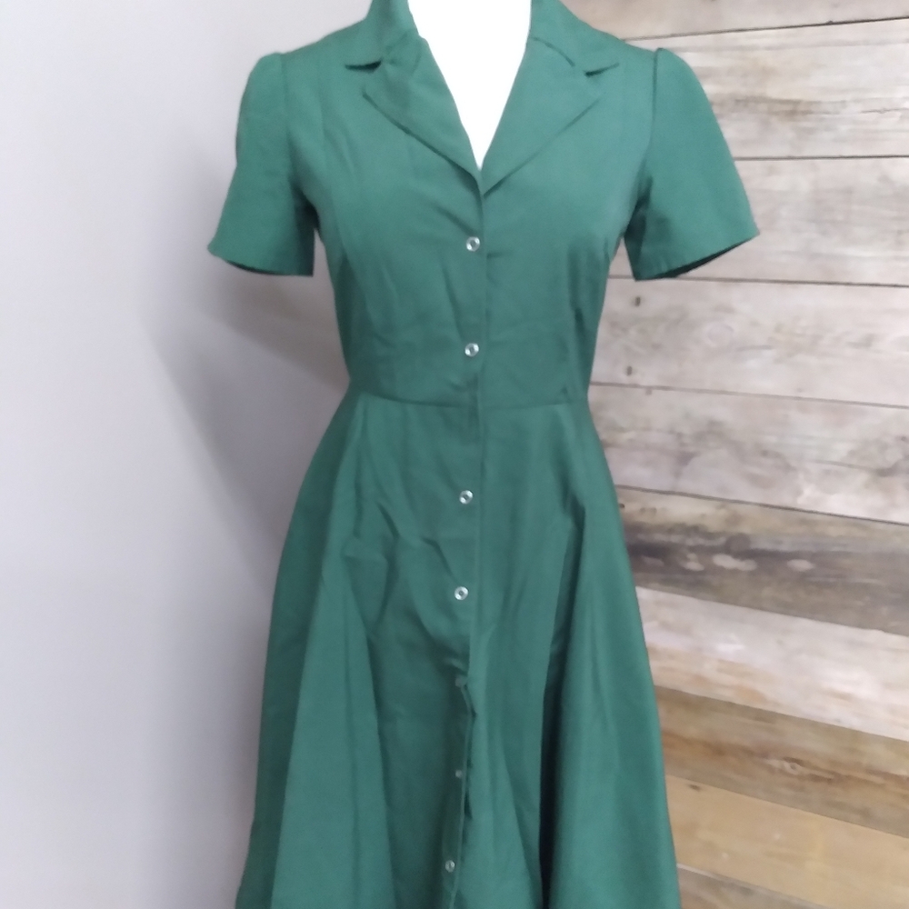 Vintage Green Dress